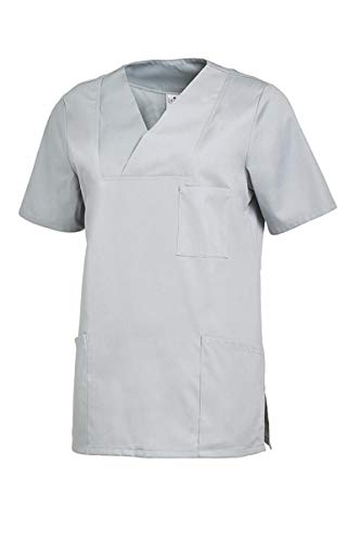 Leiber Damen-Kasack/Schlupfjacke Medizin & Pflege 95 Grad waschbar (Silbergrau, L)