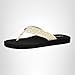 Calvin Klein Women's Caluha Flip-Flop, Ivory Logo 150, 8