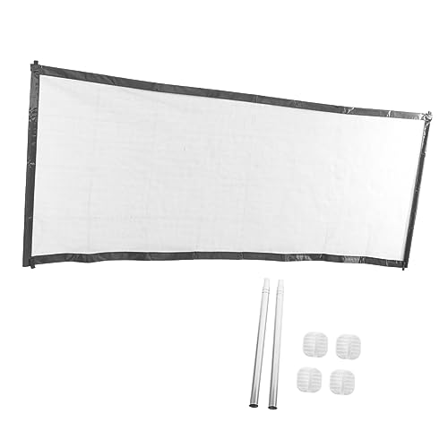 HEMOTON 1 Set Portable Pet Dog Fence Mesh Barrier for Safety Enclosure Easy to Assemble Dog Gate for Indoor Outdoor Use Material for Pets