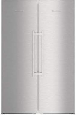 Liebherr SBSes 8663 Freestanding 635L A + + + Stainless Steel Side-by-Side Refrigerator – Fridge Side-by-Side (Freestanding, Stainless Steel, American Door, LED, Door-on-Door, Touch) [Energy Class A+++]