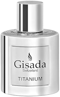 Gisada Switzerland - Titanium | Eau de Parfum for Men | 1.7 fl oz (50ml) | Spicy, Amber, Warm, and Woody Notes | Long-Lasting Scent | Perfume & Cologne