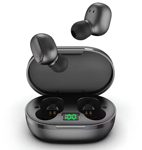 Image of Buds Mini TWS Earbuds with ENC Bluetooth 5.3 Wireless Headphones, 25Hrs Playtime, Deep Bass, Low Latency, Stereo Calls, Snug-fit, Smooth Touch Control & Fast Charging