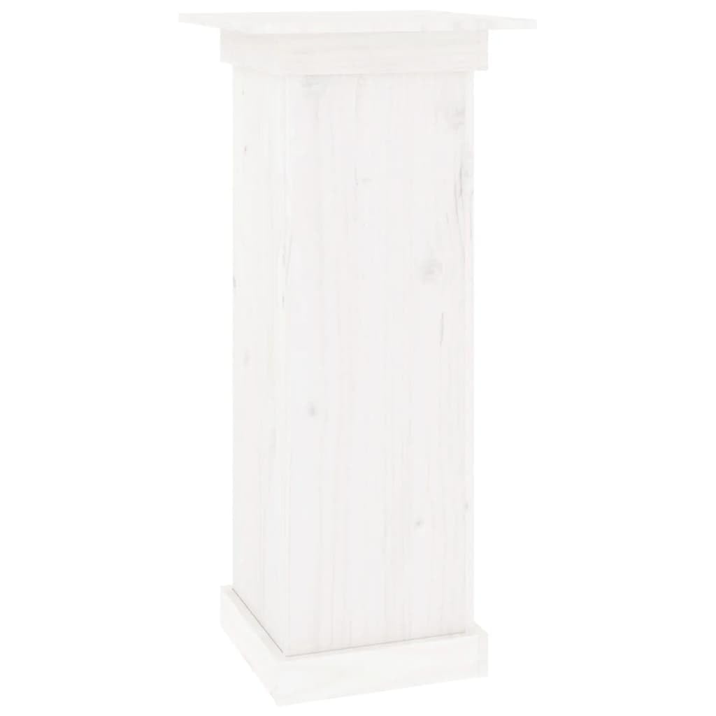 Colonne de plantes pour mariage et décoration de fête en bois blanc