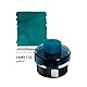 LAMY T52 Tinte petrol 50ml - Tintenglas mit Tintensammelbecken - Standfuß aus Kunststoff mit Löschpapierrrolle