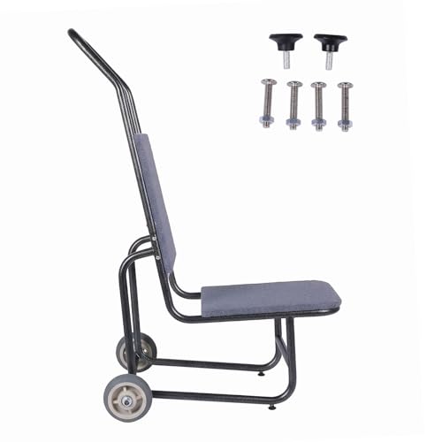 Portable Chair Move Trolley Multifunctional Wheeled Organize Chairs Cart Wear Resist for Restaurant Wedding Outdoor