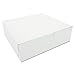 Southern Champion Tray Sct Sch0971 Tuck-Top Bakery Boxes 10W X 10D X 3H White 200/Carton