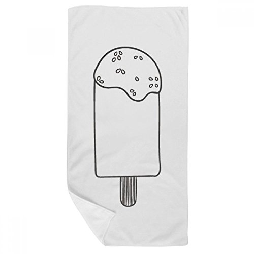 Serviette de bain au fini soyeux motif popsicles multicolores - 2
