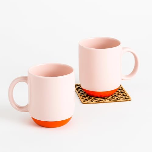 Image of Clay Craft Modern Matte Coffee Mug Set of 2, 300 ml | Fine Ceramic Tea, Coffee & Milk Mugs | Elegant & Durable Drinkware | Microwave & Dishwasher Safe | Minimalist Home, Office & Gift Collection