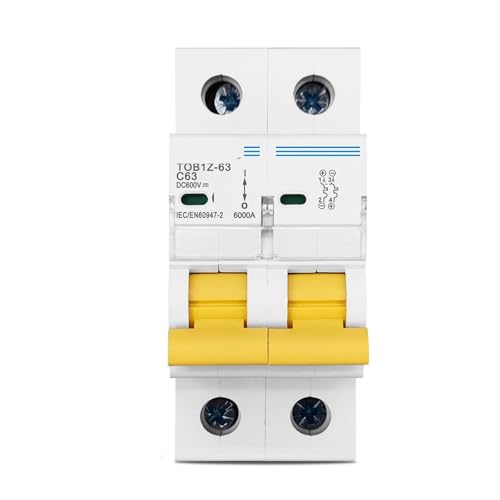Disjoncteur 2P DC 600V 40A courbe C pour courant continu