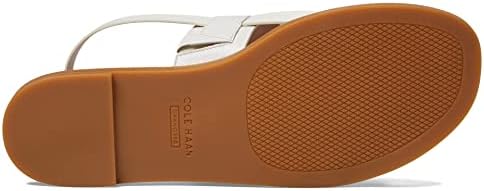 Cole Haan Women's Charlotte Flat Sandal, Ivory Leather, 9 | Image 2