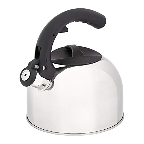 Amazon Basics Stainless Steel Tea Kettle, 2.0Quart, Silver Amazon