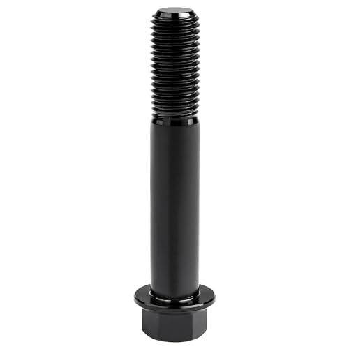 Image of Titanium Bolt Hex Small Flange Head M12x70mm Pitch 1.5, Black | 30 35 40 45 50 55 60 65 70 75 80 85 90mm 1.25 /1.5mm Pitch Screws for Motorcycle Car Modification Pack of 4