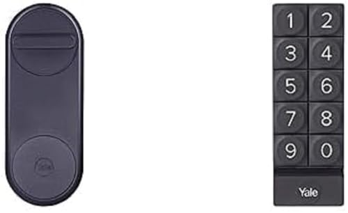 Yale Serrure connectée Linus Noire et Clavier à Code connecté,