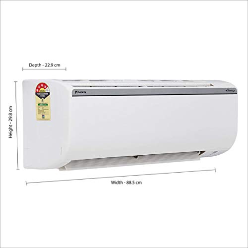 Image of Daikin 1.5 Ton 4 Star Inverter Split AC (Copper, PM 2.5 Filter, 2020 Model, FTKP50TV, White)