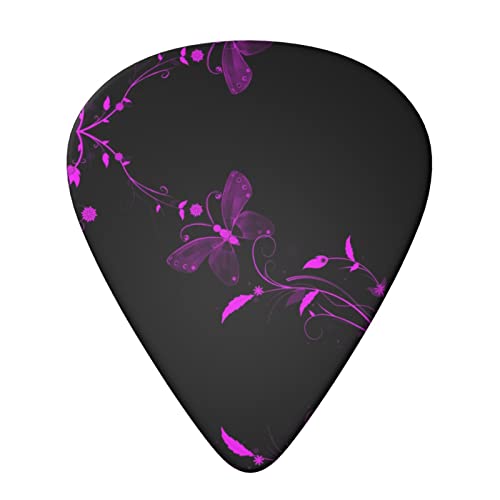 Purple and Butterfly Lot de 6 médiators pour guitare acoustique, guitare électrique, basse, ukulélé – fins, moyens et… - Les Beatles, Paul McCartney, John Lennon, RIngo Starr, George Harrison Purple and Butterfly Lot de 6 médiators pour guitare acoustique, guitare électrique, basse, ukulélé – fins, moyens et… – Image 4