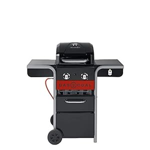 Char-Broil 140924 Gas2Coal 210 Hybrid Grill Gas Barbecue, Black