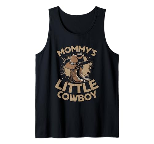 Tema western de Mommy's Little Cowboy Camiseta sin Mangas