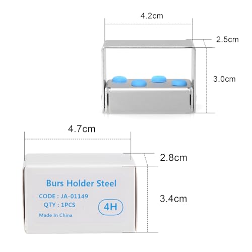 Organizador autoclavable 3 piezas acero inoxidable miniatura 5
