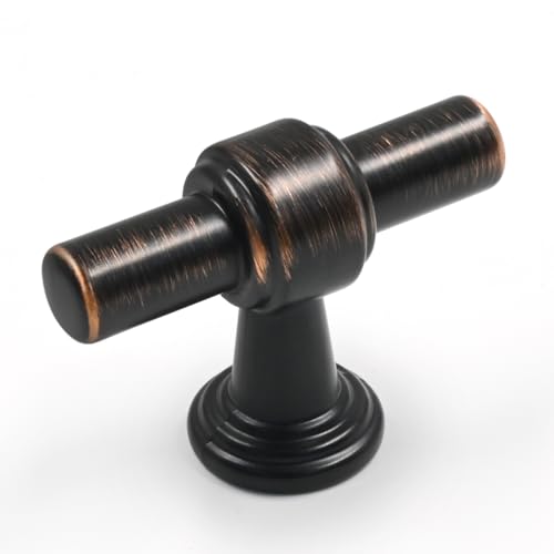 Image of 10 Pack 1 inch(25mm) Oil Rubbed Bronze Cabinet Knobs for Cabinets and Drawers Kitchen Cabinet Hardware Dresser Knobs CK0081