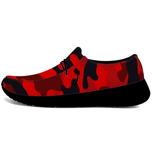Quorax Camouflage Shoes for Women Men Loafers Slip-on Shoes Camouflage Gifts for Men Women2