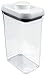 POP Storage Container - 2.5 Qt Capacity (clear with white lid) (9.3"H x 4"W x 6.25"D)