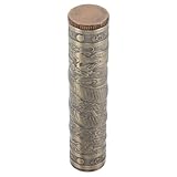 Luxshiny Quemador de Incienso de Metal Forma de Dragón en Bronce Antiguo, Soporte para Varillas de Incienso y Bandeja Recogedora de Cenizas, Decoración para Hogar, Oficina y Obsequio