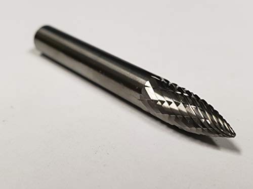 Alfa Tools B71261D Fresa Carburo Punta Árbol