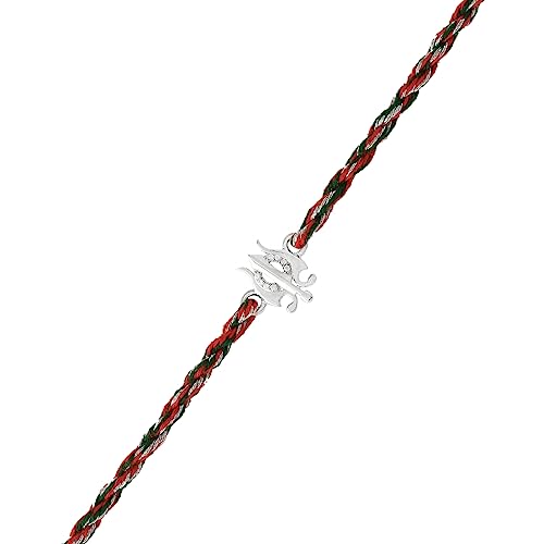 925 Silver Thread Rakhi with Roli Chawal Pack - Rakhi For Brother