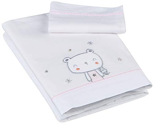 Parure de lit unisexe 100% coton blanc polaire haut de gamme pour des nuits douces