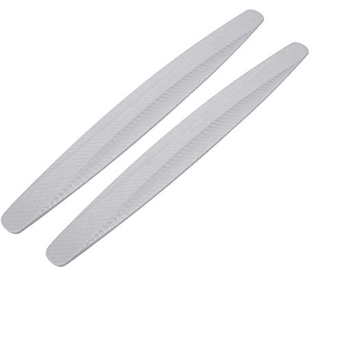 WeFoonLo Lot de 2 bandes adhésives universelles en caoutchouc anti-collision pour pare-chocs de voiture - Gris