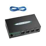 Caja editora de música USB portátil con 4 entradas y 4 salidas, fácil configuración para escenarios en vivo, controlador principiante