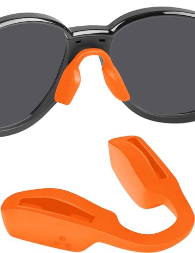 BLAZERBUCK Replacement Nose Piece Nose Pads for Oakley Miter OX8154 Eyeglass - Low Bridge Orange