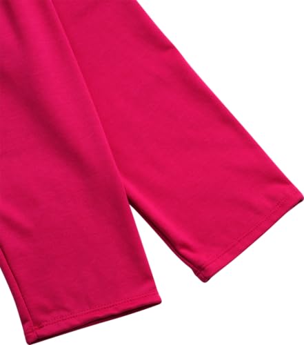 Sweet Hearts Girls' Sweatpants - 3 Pack Active Fleece Open Bottom Sweatpants - Casual Performance Pants: Made in USA4