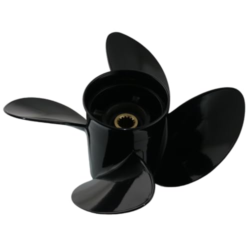 Hélice 4 pales Boatman 14x17 en aluminium pour un déjaugeage rapide sur Suzuki DF90