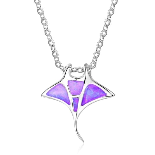 Collier en Argent 925 Baleine d'océan Pendentif Animal Raffiné Bijou Femme