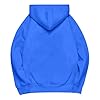 Heated Hoodie Womens Hoodies Oversized Ladies Casual Pullover Tops Long Sleeve Solid Color Hoodie Autumn Winter Sweatshirts with Pockets Ladies Sweatshirts Dark Blue #2