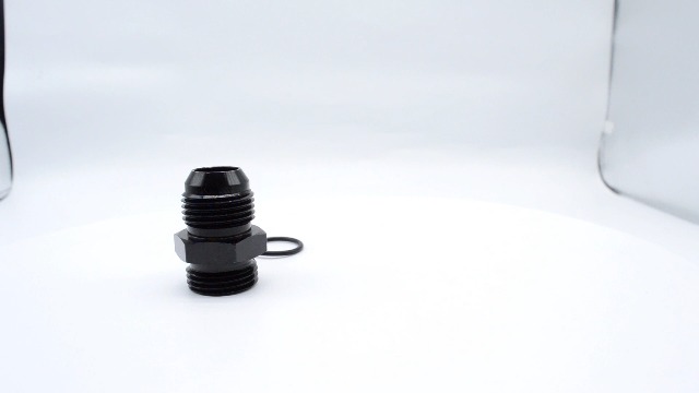 Gerader Adapter AN10 Auf AN8 ORB (O-Ring) – 5 Stück, Schwarz Eloxiert Aus Aluminium Für Kraftstoff & Hydraulik