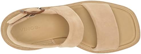 Vince Womens Laguna Two-Band Slingback Sandals Blonde Beige Suede 10 M | Image 4