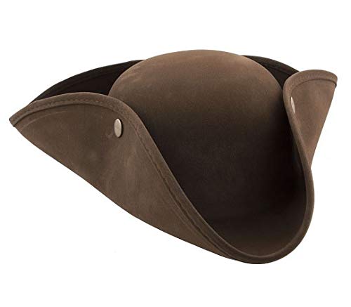 Lot de 3 - Chapeau tricorne Pirate Imitation Cuir New