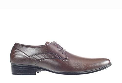 Image of Lazard Khadim's Men Brown Formal Derby Shoe - UK 11