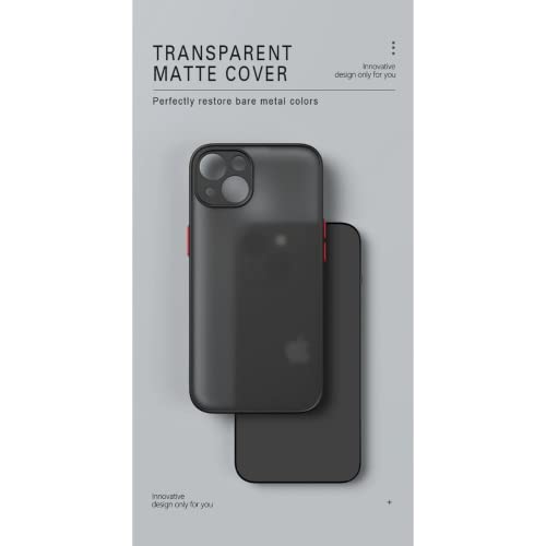 Capa Capinha Case Premium Preta Translúcida com Proteção de Câmera para iPhone 13, 13 Pro, 13 Pro Ma