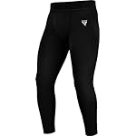 RDX Compression Pant Men - Cool Dry Gym Leggings - Active Athletic Baselayer Sports Underwear for Workout MMA Boxing Trouser