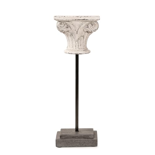 Estatua Decorativa Resina Diseño Arquitectónico 3x14x4.25 pulg miniatura 1