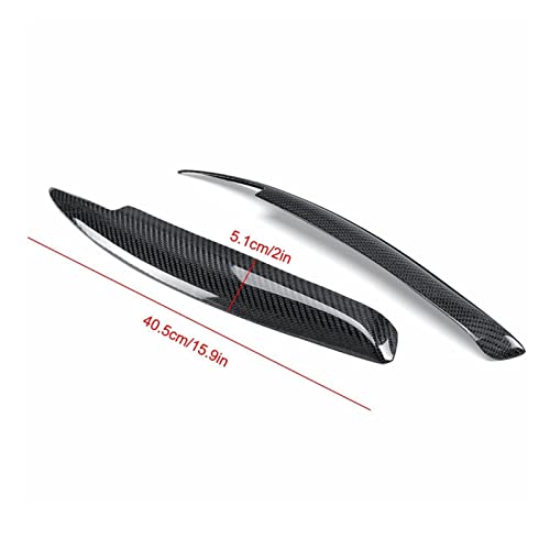 Sourcil de phare pour BMW E87 E81 E82 E88 cache paupière noir - 3