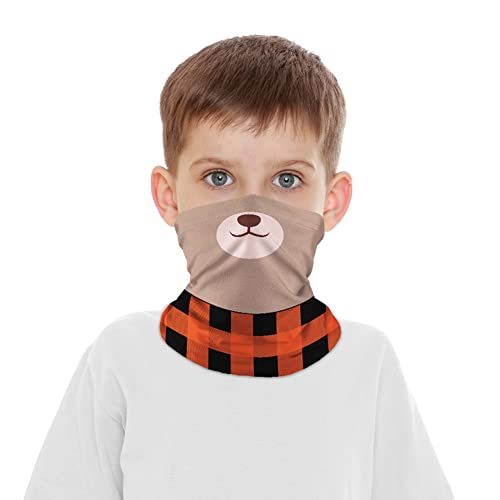 RIOROO Hiver Enfant Cache-Cou Tubulaire Séchage Rapide Élastique Foulard Garçon Fille pour Sports Plein Air Sun Protection UV Echarpe Multifonction Bandanas pour Cyclisme Riding Running Moto Cover
