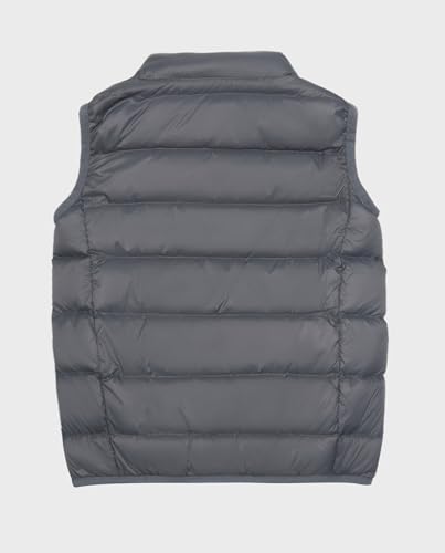 solomate Boys Winter Down Vest Puffy Stand-up Collar Light Children's Jacket2