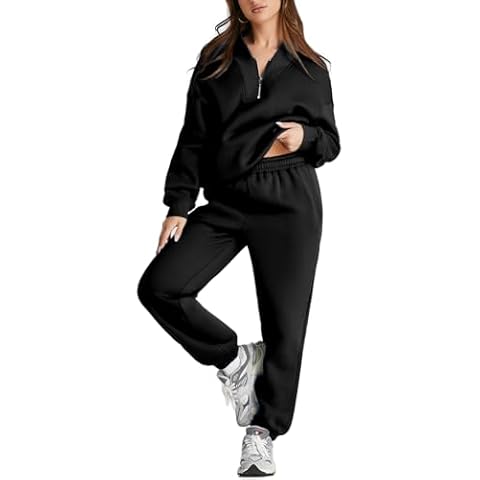 Aleumdr Women's Cozy 2 Piece Sweatsuit Cover