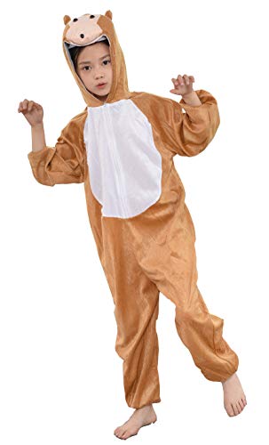 Fun Play Aap kostuum voor kinderen - Fancy Dress Animal Onesie Outfit voor jongens en meisjes - Kinderen Cosplay Dress Up Kostuums voor Medium 3-5 jaar (110 CM)