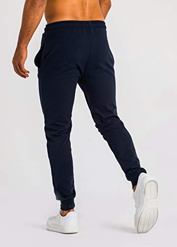 Björn Swensen Joggingbroek voor heren, katoen, joggingbroek, lange sportbroek, vrijetijdsbroek, trainingsbroek, jongens, jogger, slim fit - Image 6