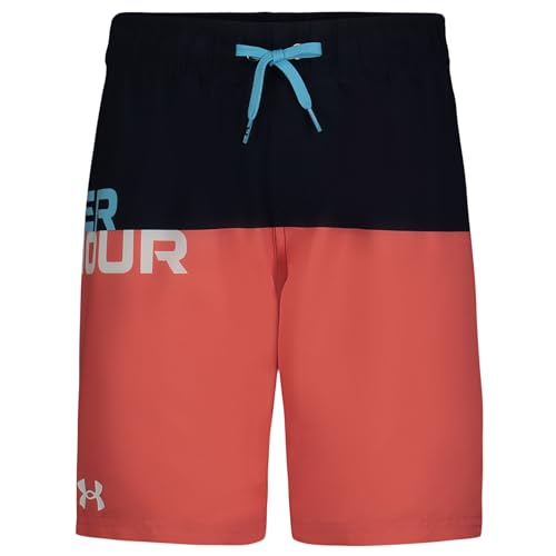 Image of Under Armour Boys' Volley Swim Trunks with UPF 50+ Sun Protection, Quick Dry Bathing Suit Shorts